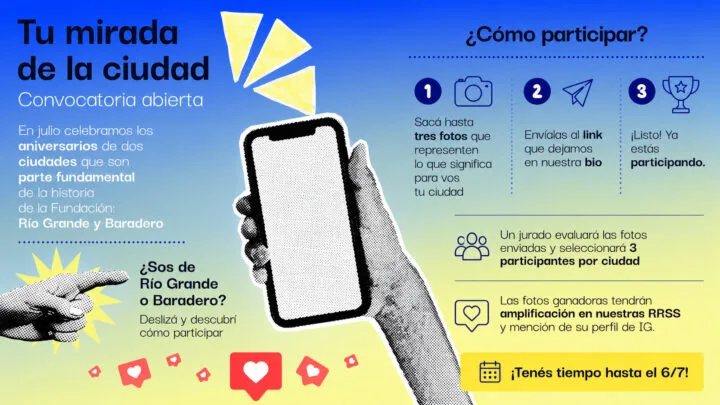 Vecinos de Río Grande fotografiando paisajes urbanos y naturales de la ciudad