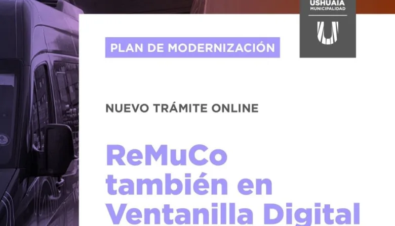 Pantalla de la Ventanilla Digital mostrando el formulario de registro ReMuCo