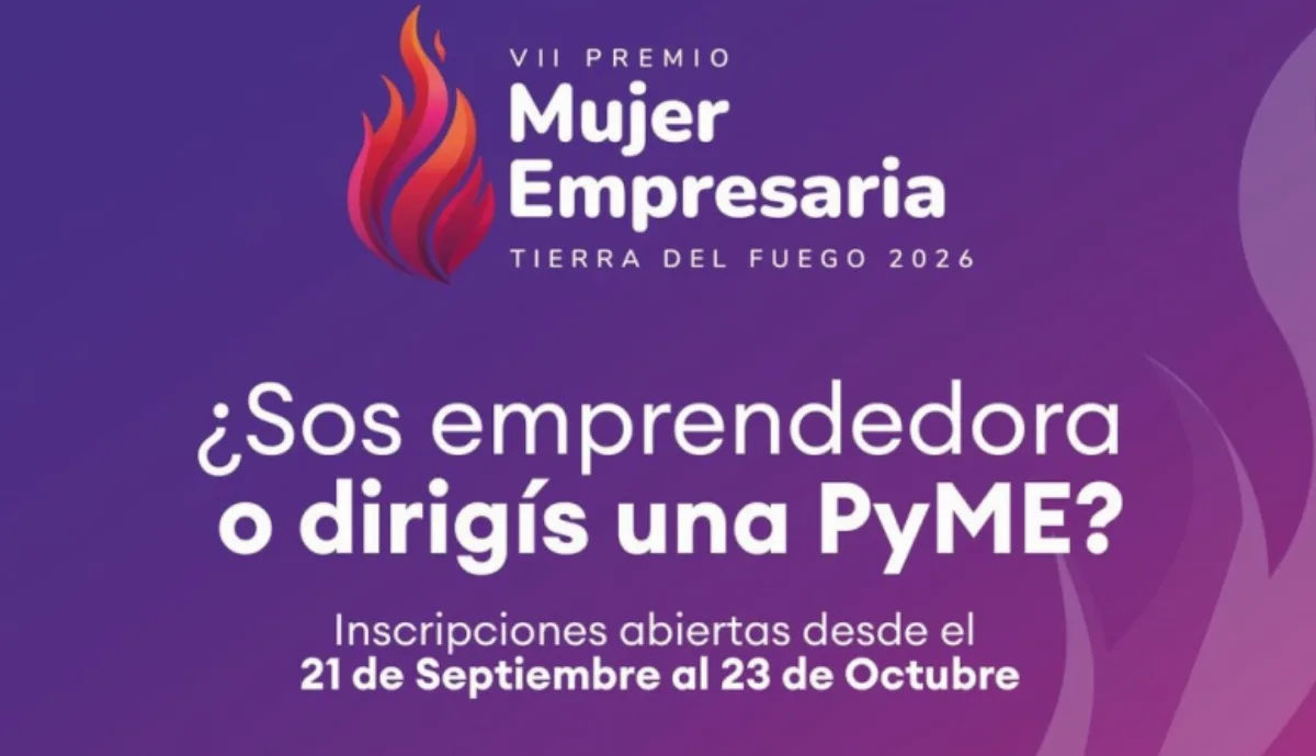 Abren convocatoria para la VII edición del Premio Mujer Empresaria en Tierra del Fuego