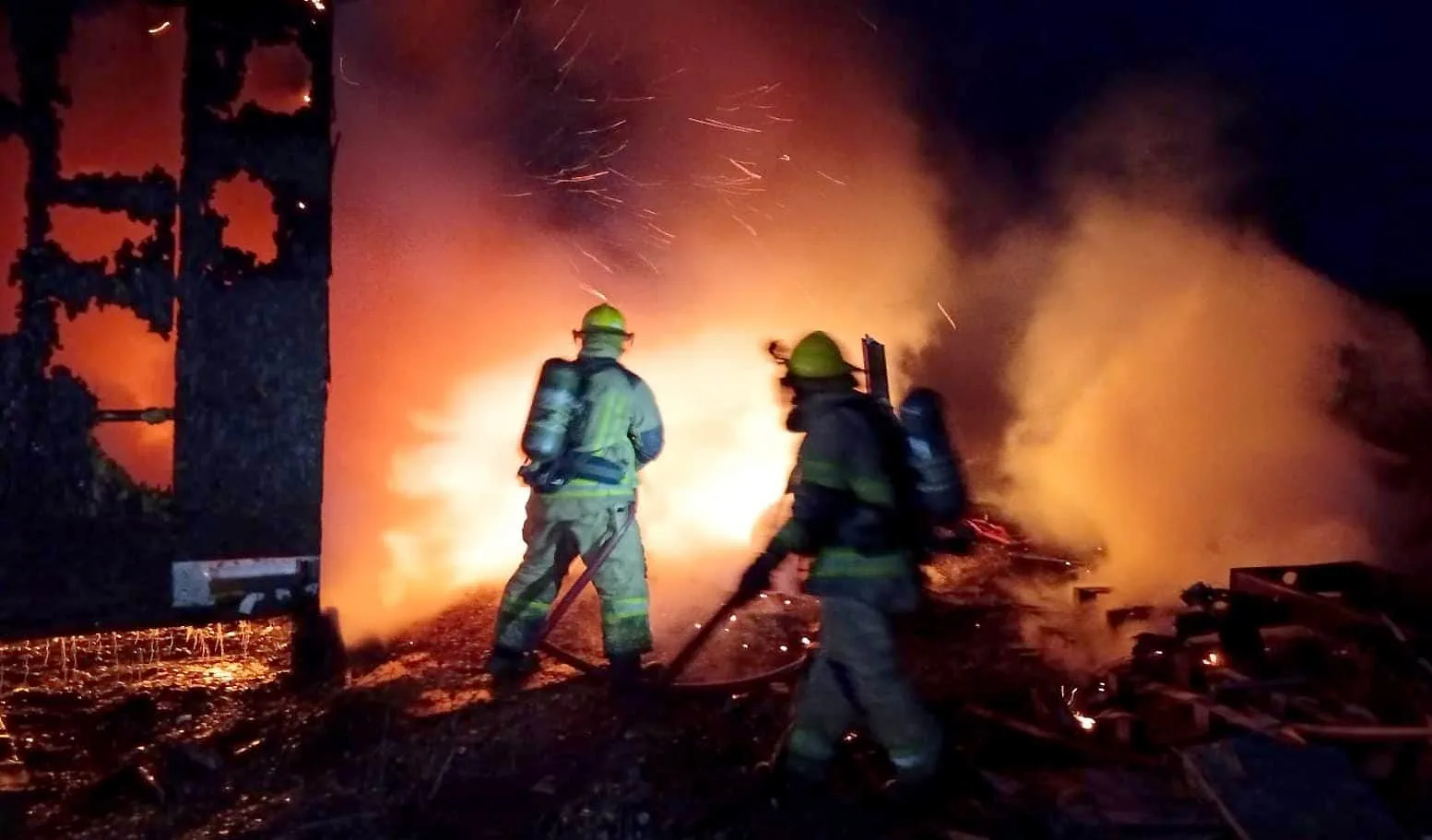 Incendio accidental en vivienda desocupada de Río Grande