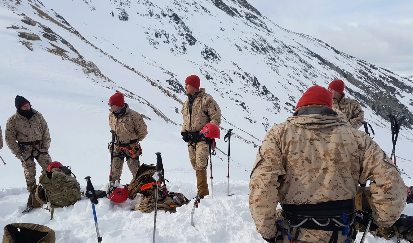 La Armada confirmó que ocho marines realizan prácticas en Ushuaia