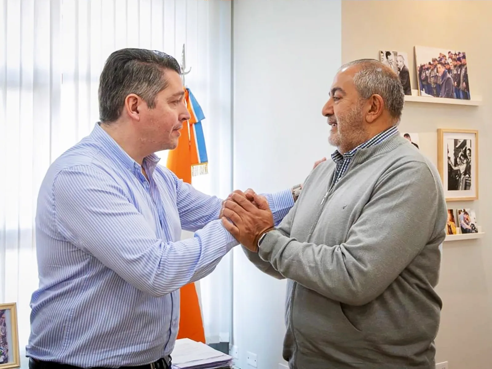 Martín Perez respaldó la normalización de la CGT Río Grande