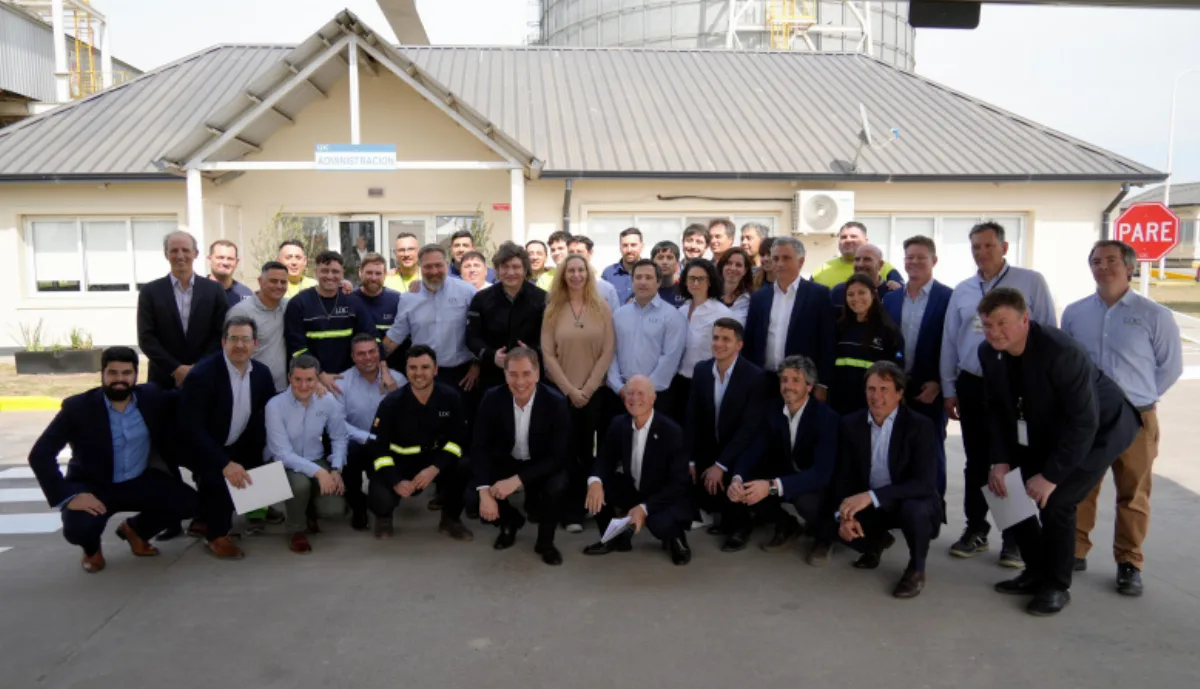 Milei destacó la inversión de Louis Dreyfus para una nueva planta industrial en Tierra del Fuego