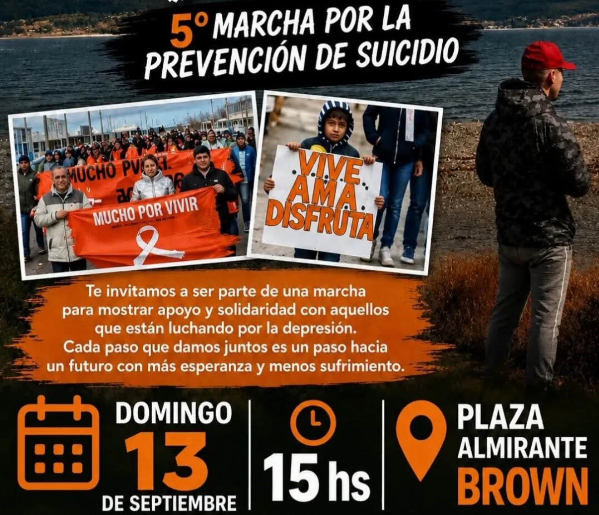 Marcharán por la vida y la prevención del suicidio en Ushuaia