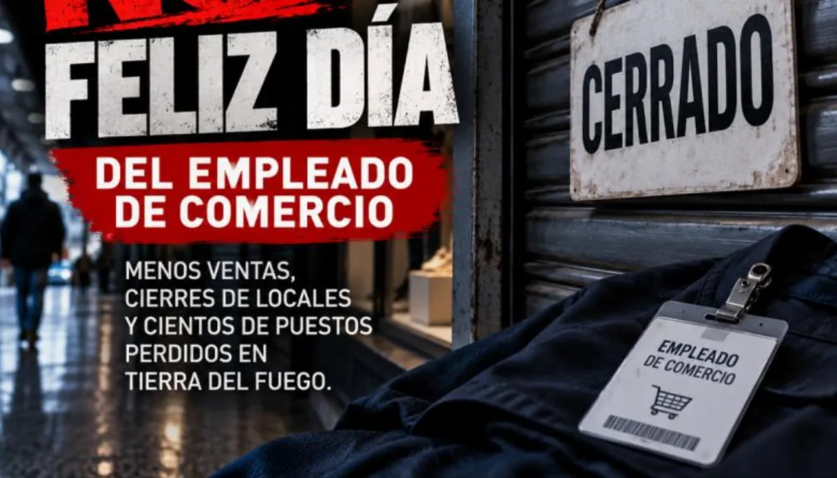 Empleado de Comercio: menos ventas, cierres y cientos de puestos perdidos en Tierra del Fuego