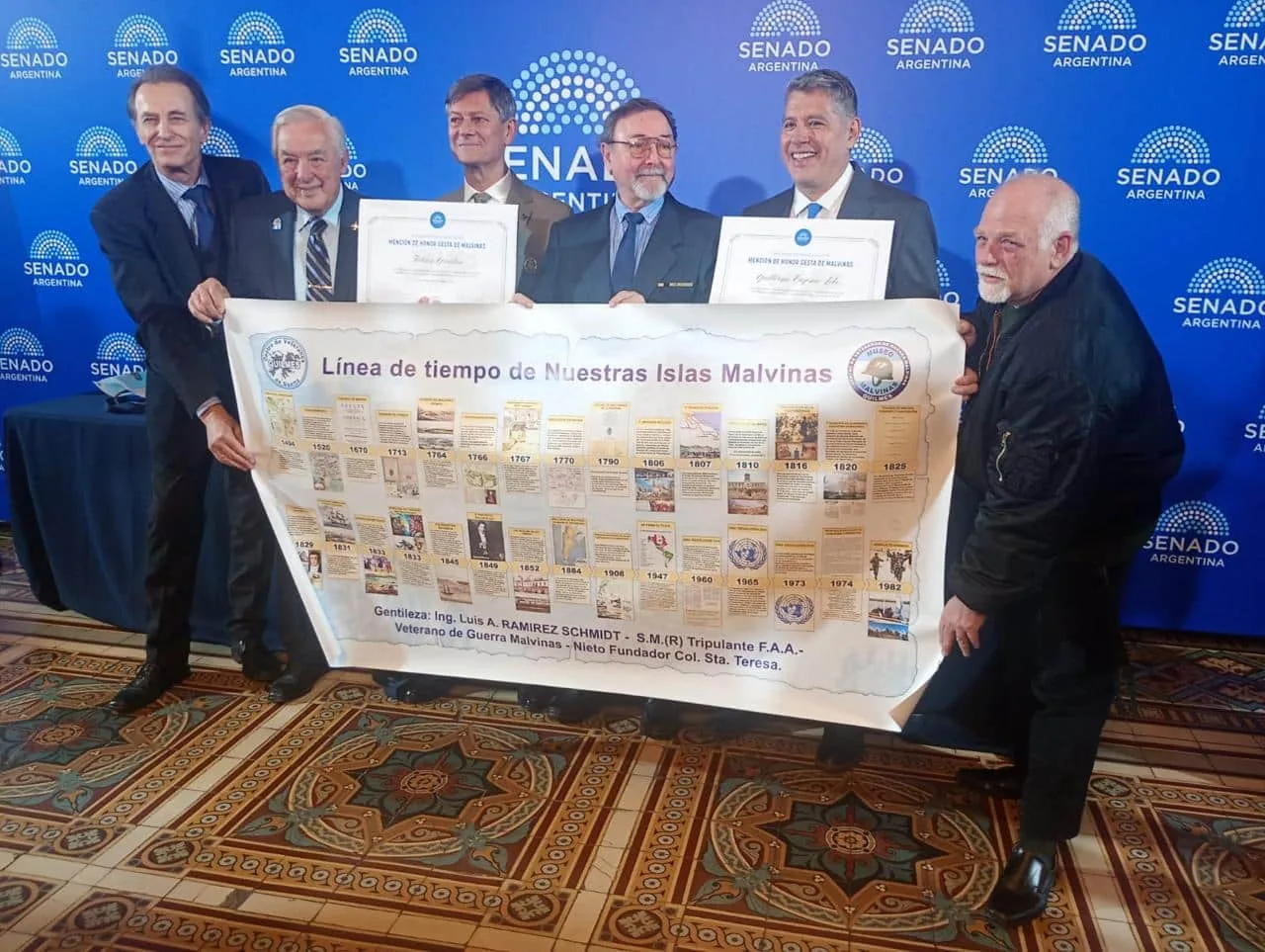 Presentaron en el Senado el libro “Malvinas, la senda del héroe”