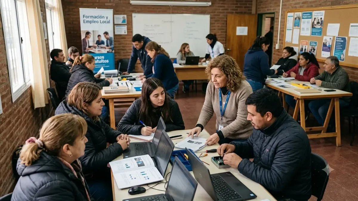 Empleo y cursos locales