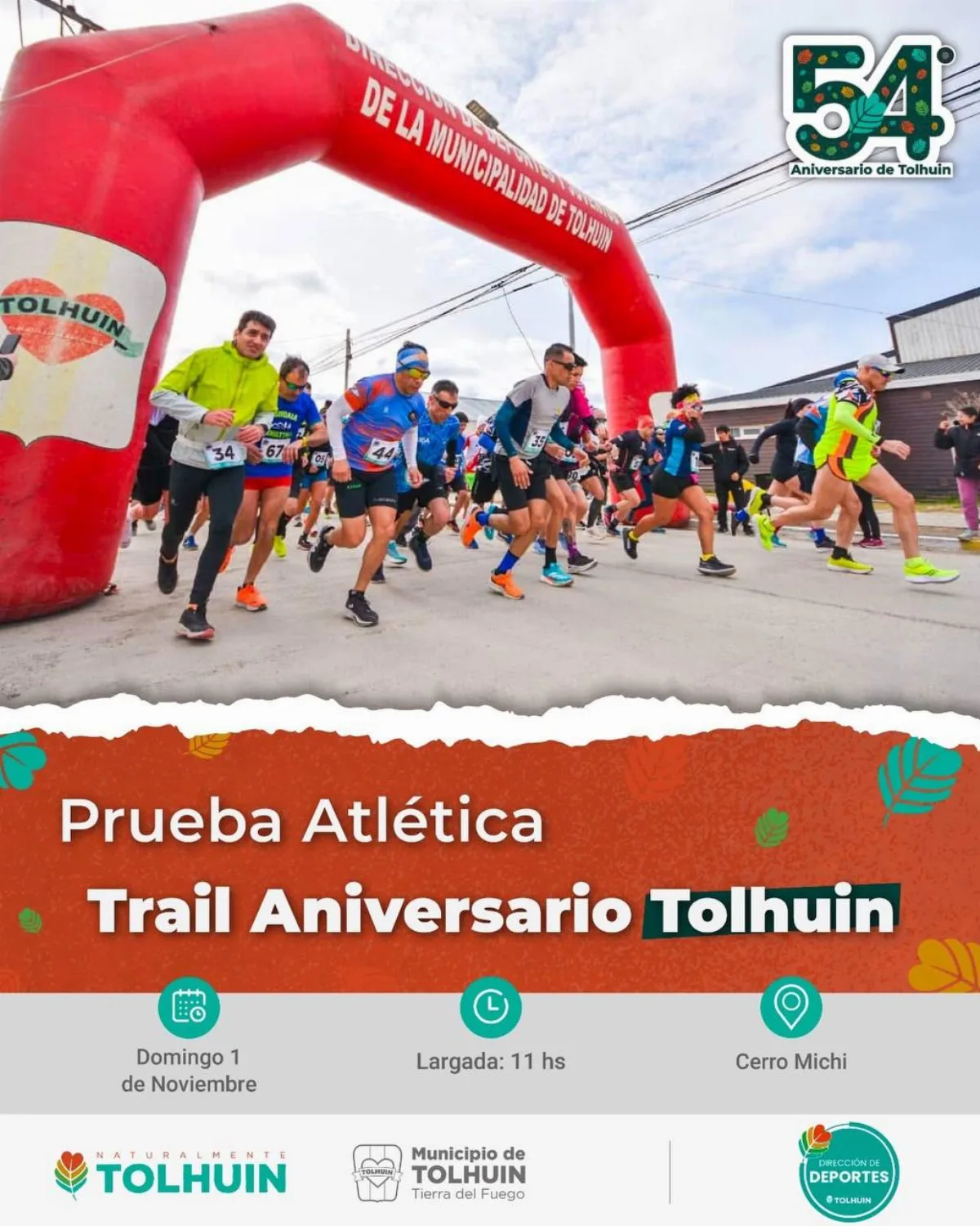 Trail Aniversario de Tolhuin se correrá este fin de semana en el Cerro Michi