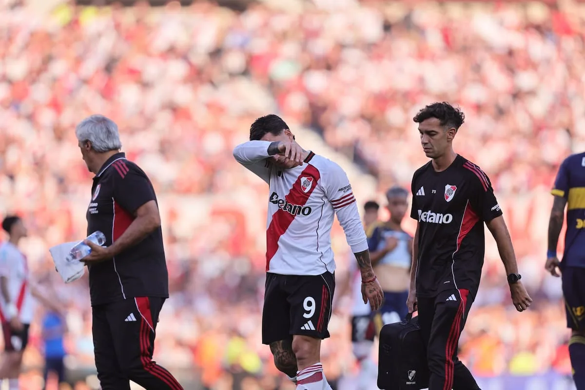 Sebastián Driussi: cinco desgarros, casi 150 días fuera y la deuda médica de River