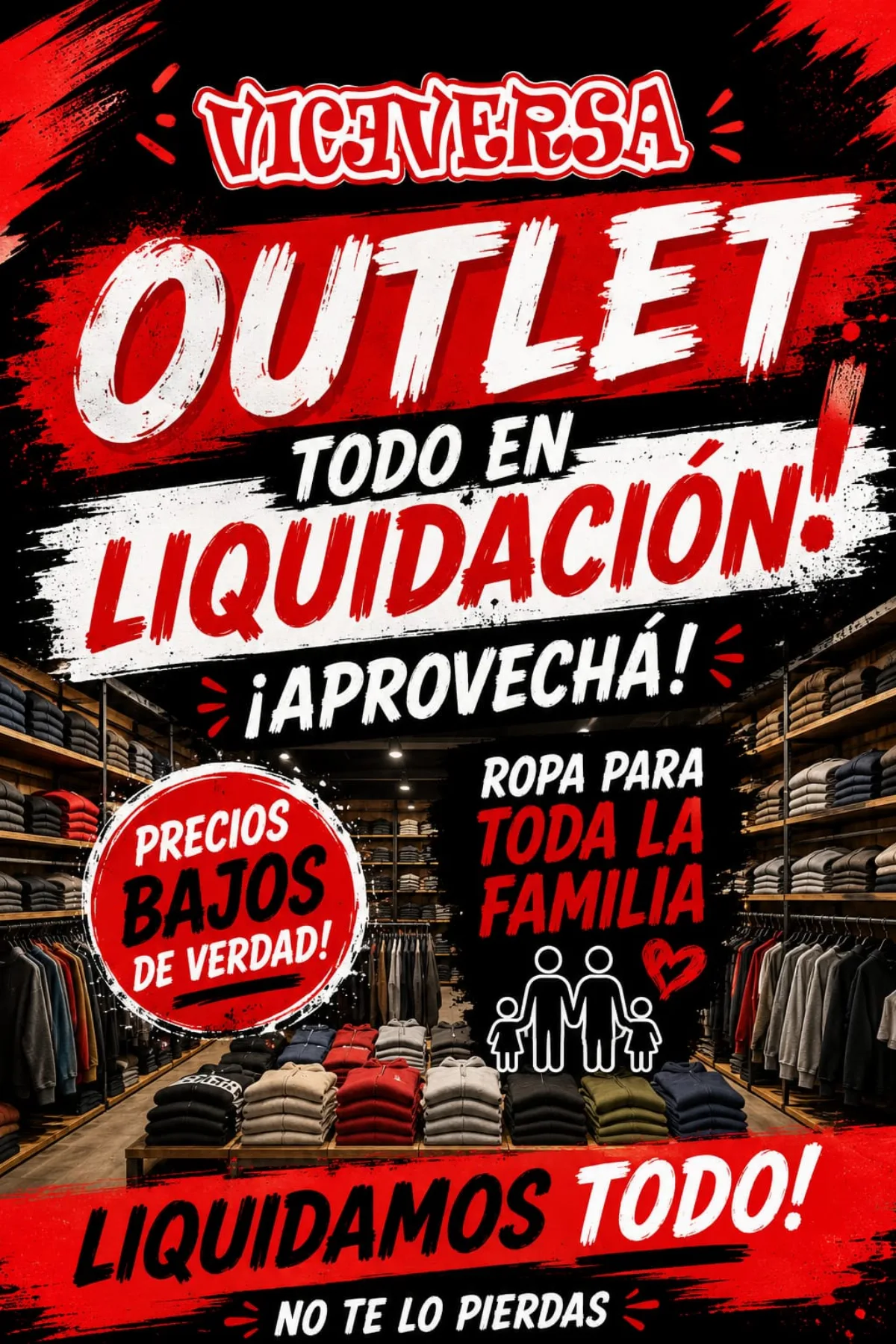 Viceversa cierra agosto con outlet de hasta 60% y anticipa su aniversario en septiembre