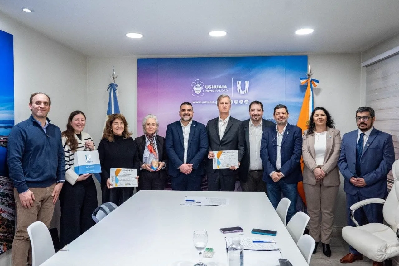 Walter Vuoto recibió al embajador de la UE y autoridades de ICLEI en Ushuaia